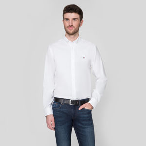 Tommy Hilfiger pánská bílá košile Oxford - M (YAF)